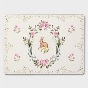 NWT Set of 2 LoveShackFancy x Pottery Barn Kids Easter Cork Placemats